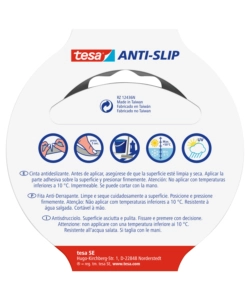NASTRO ANTISCIVOLO ANTI-SLIP NERO, 50 MM X 5 MT - TESA